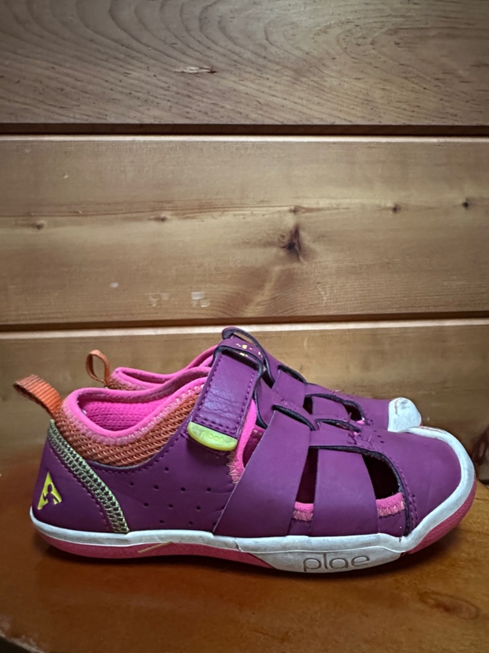 Plae Sandal Water or regular Shoe SAM-2-0 kid Pink orange size 12